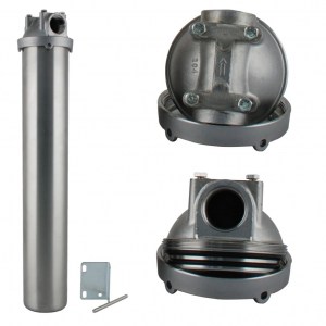 Колба механической очистки из нержавеющей стали Raifil Slim 10″ HMS-10B